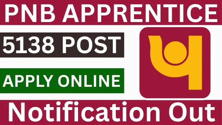 PNB Apprentice Recruitment 2026 [5138 Post] Apply Online